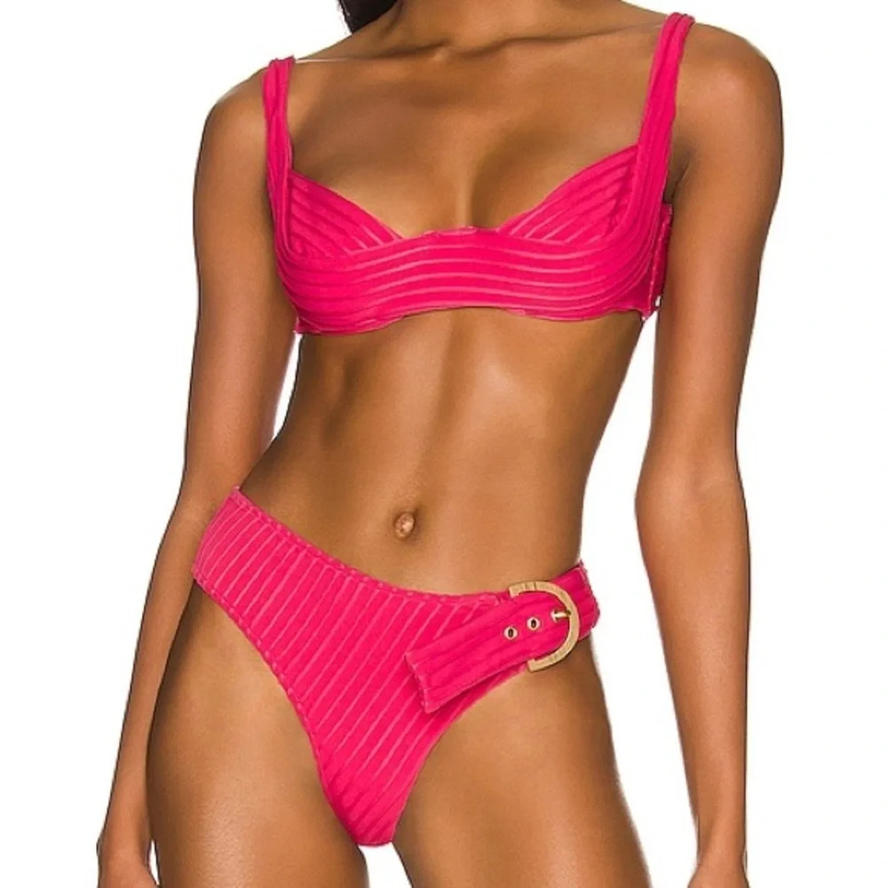 Revel Rey SET Faye Top & Hayes Bottom in Halcyon Pink